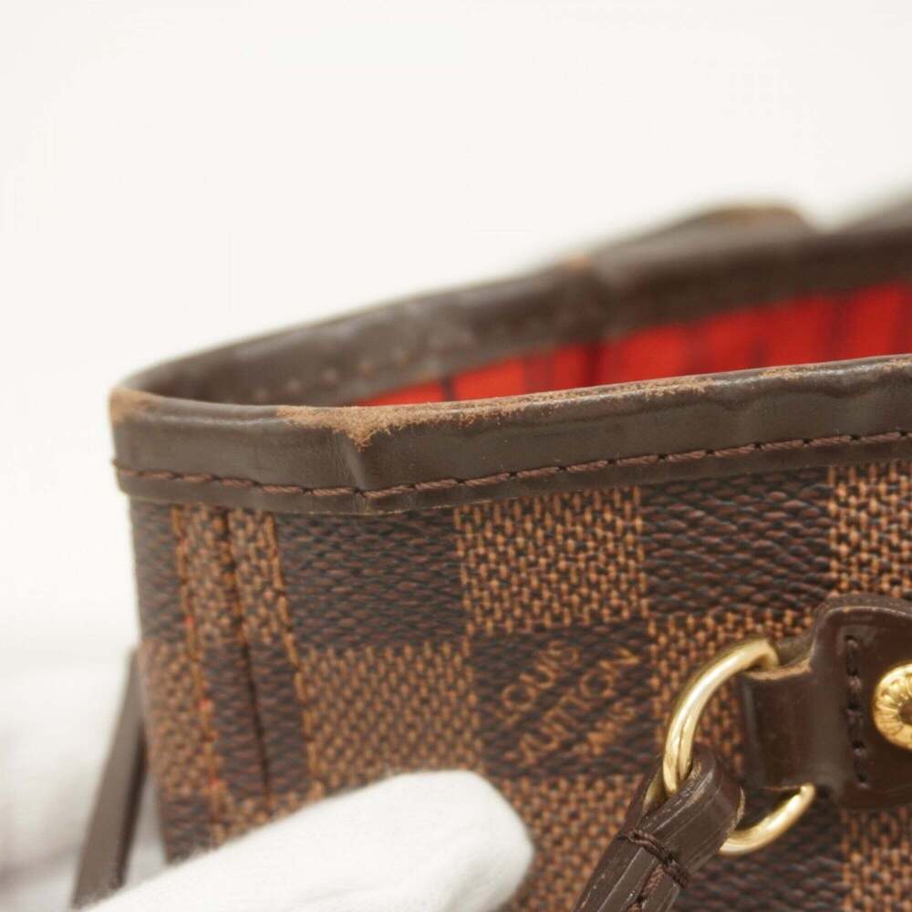 LOUIS VUITTON Authentic Brown Damier Neverfull PM Tote Bag - Picture 9 of 13